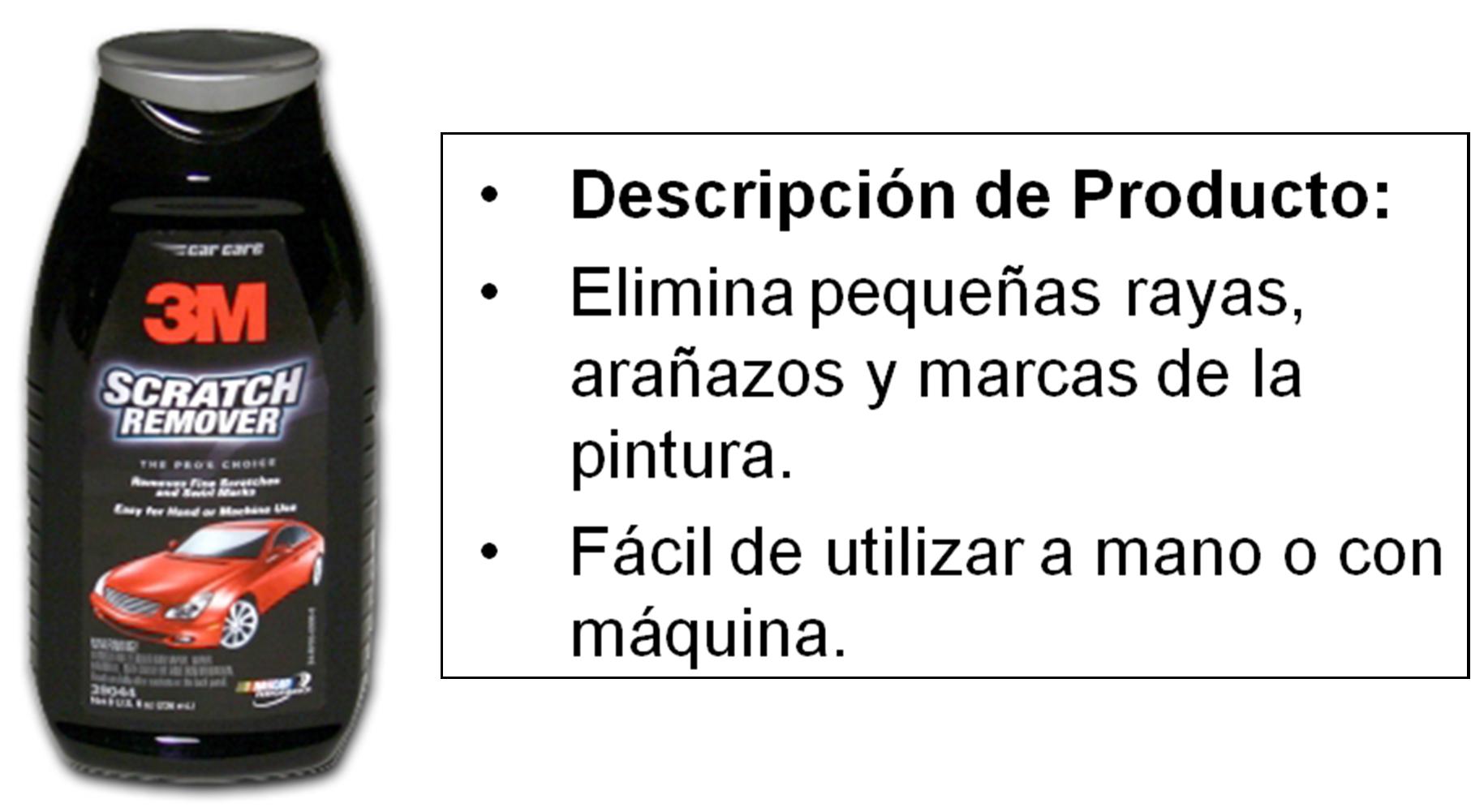 3M ÉLIMINATEUR DE RAYURES 473ML.