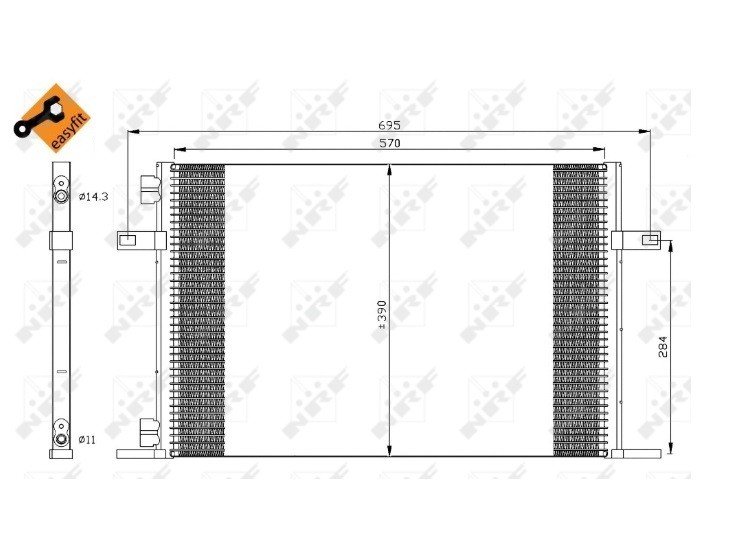 Radiateur 2,2LTD - clim.