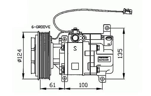 Compresseur de climatisation  1,4L - 1,6L