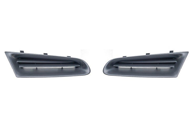 Jeu grilles de calandres noires