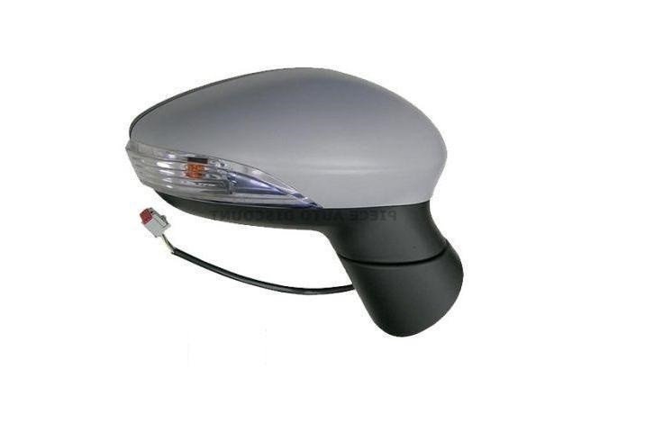 Rétroviseur droit électrique, chauffant, rabattable, apprêté + feu clignotant [grand angle].