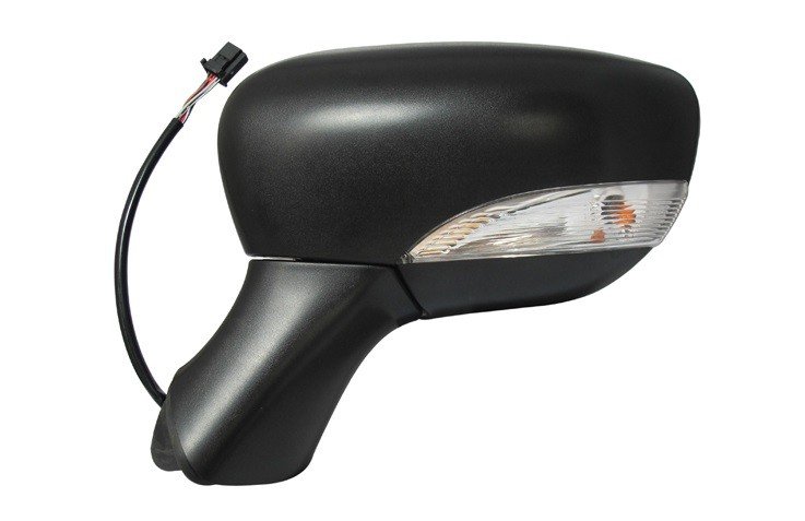 Rétroviseur gauche électrique, asphérique, chauffant, avec feu clignotant (7 broches)