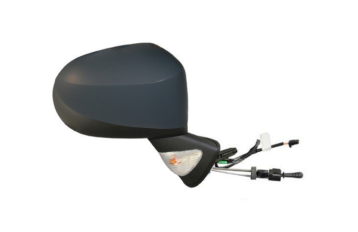 Rétroviseur mécanique droit, apprêté, avec feu clignotant, convexe, sonde (4 broches)