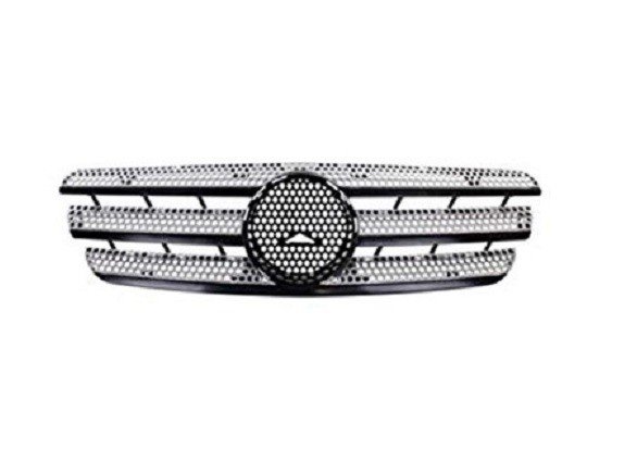 Grille de calandre Gris clair/lames noire
