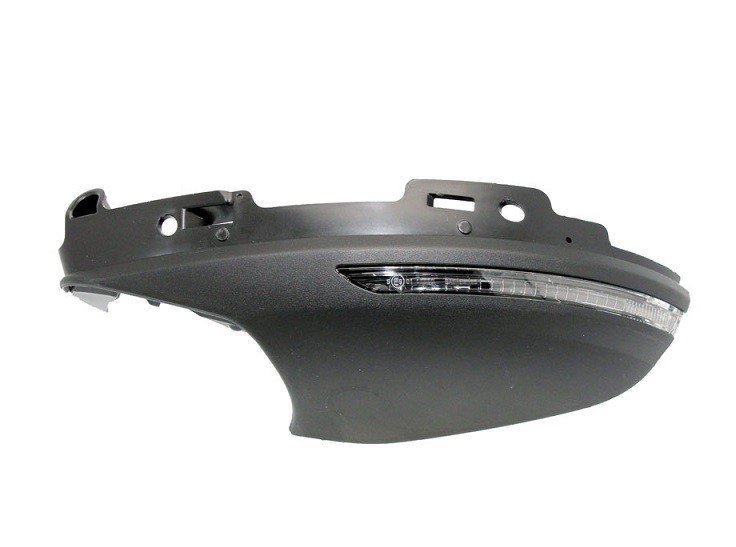 Coque inférieure rétroviseur gauche à peindre + Feu LED