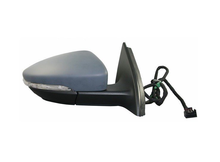 Rétroviseur droit électrique, convexe, chauffant, apprêté, avec feu clignotant (6 broches)