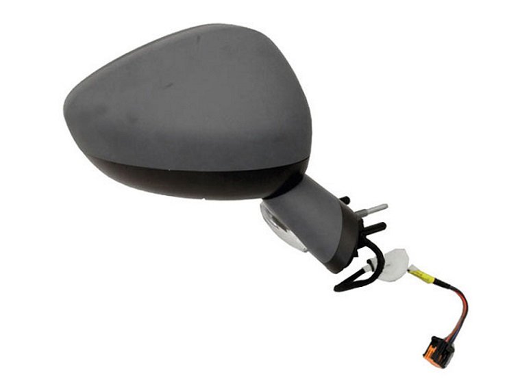 Rétroviseur droit électrique, convexe, chauffant, rabattable, avec feu clignotant, sonde, courtoisie, mémoire (16 broches)