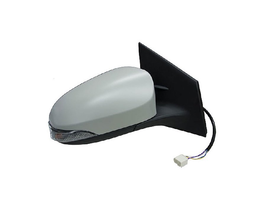 Rétroviseur droit électrique, convexe, chauffant, apprêté, avec feu clignotant (7 broches)