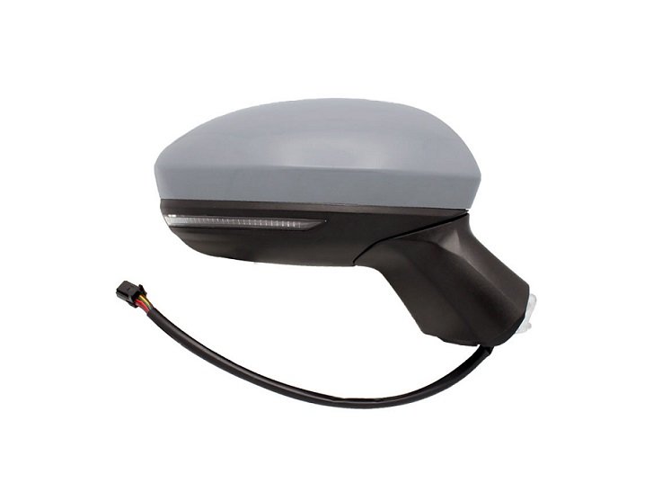 Rétroviseur électrique droit, convexe, chauffant, apprêté, avec feu clignotant, sonde (9 broches)