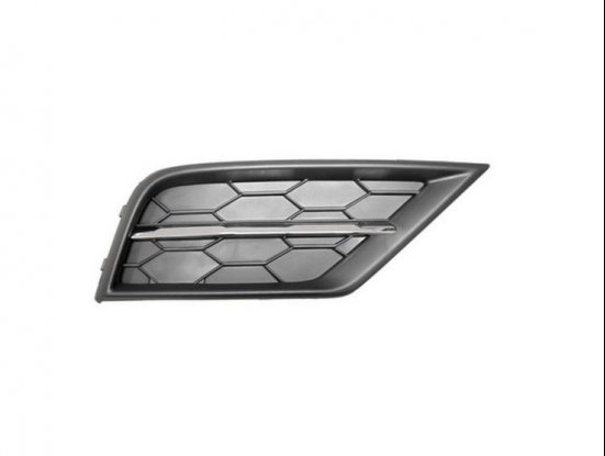 Grille superieure gauche pare-chocs avant chromé