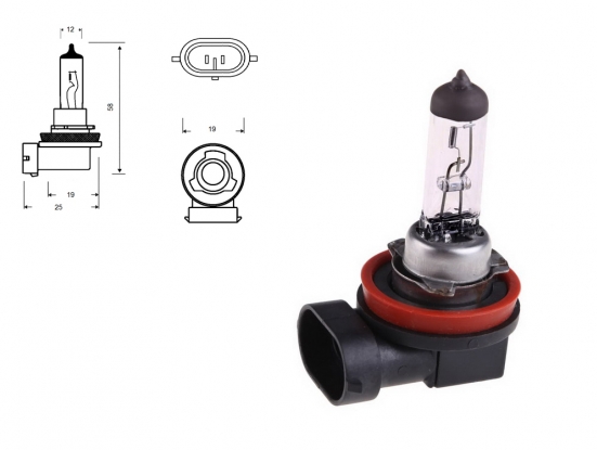Lampe H11 12V 55W (boîte 1 pc.)