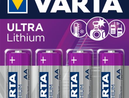 Lot de 4 piles Varta LR06 AA Ultra Lithium