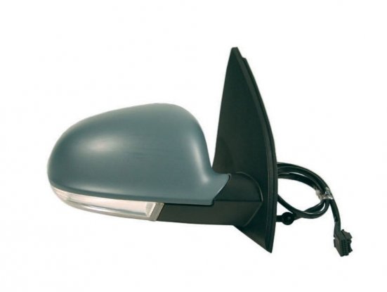 Rétroviseur droit électrique, convexe, chauffant, apprêté, avec feu clignotant (6 broches)