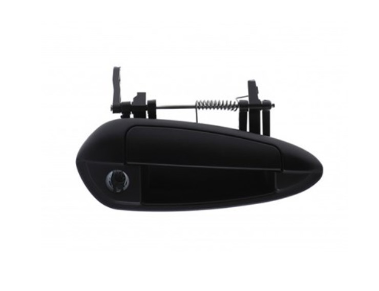 Poignée de porte avant droite apprêtée noir avec trou (3 portes)