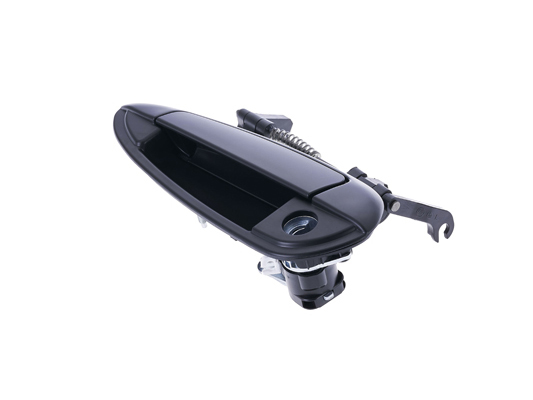 Poignée de porte avant gauche apprêtée noire avec trou (5 portes)