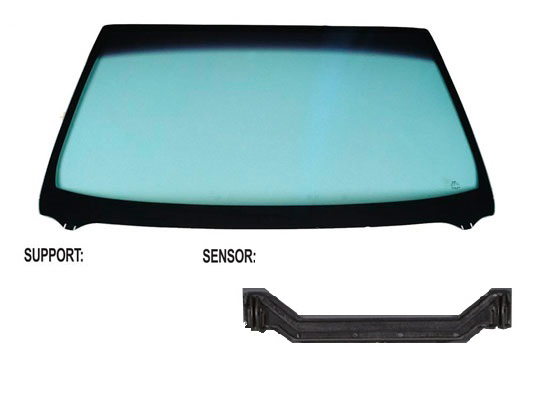 Pare-brise teinté vert athermique