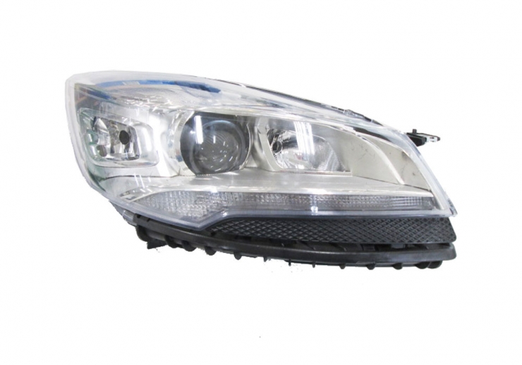 Phare électrique droit avec moteur et feu diurne à LED