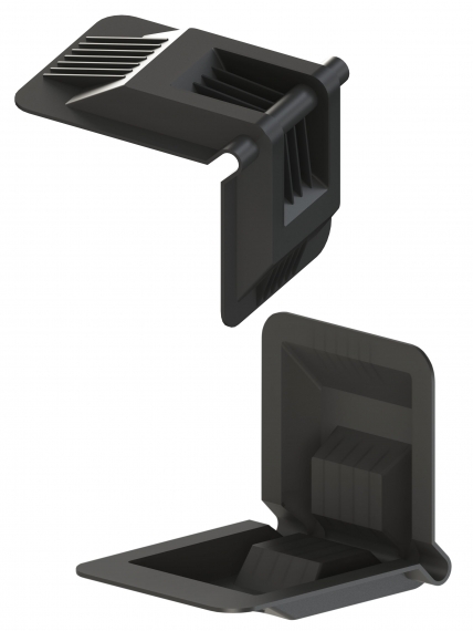 Cornière plastique pour bobine papier