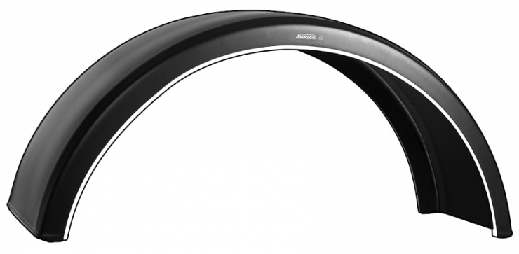 Garde-boue rond PARLOK PE-HD 680X1900X1260