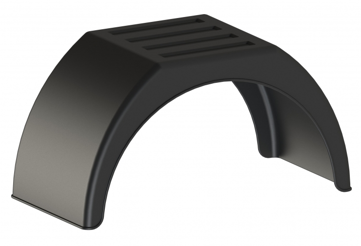 Garde-boue rond et plat 450x1480x880 (1 pc.)