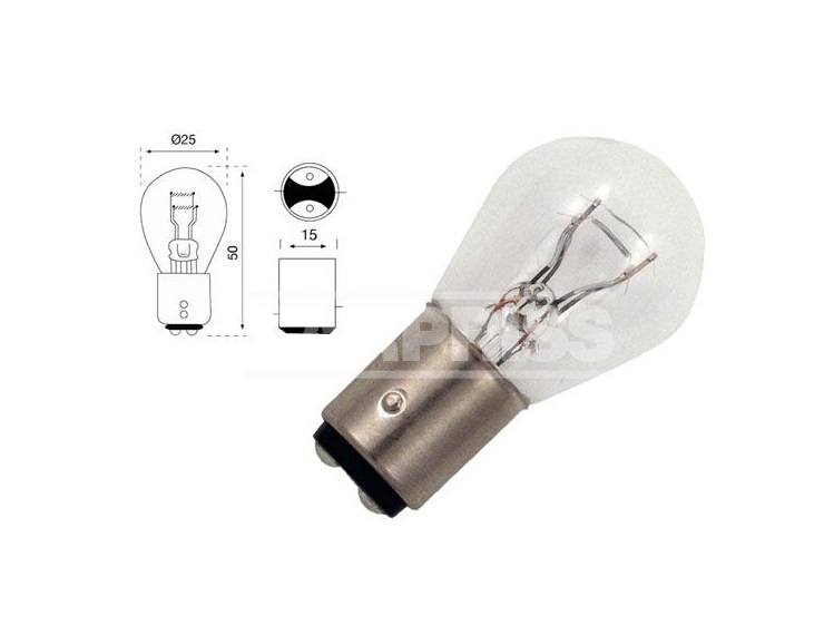 BOÎTE 10 AMPOULES P21-5W 24V 