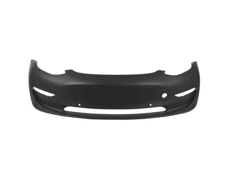 Pare-chocs avant apprêté avec trous pour les capteurs