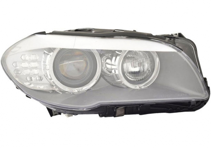 Phare électrique droit H7 + D1S LED (moteur)