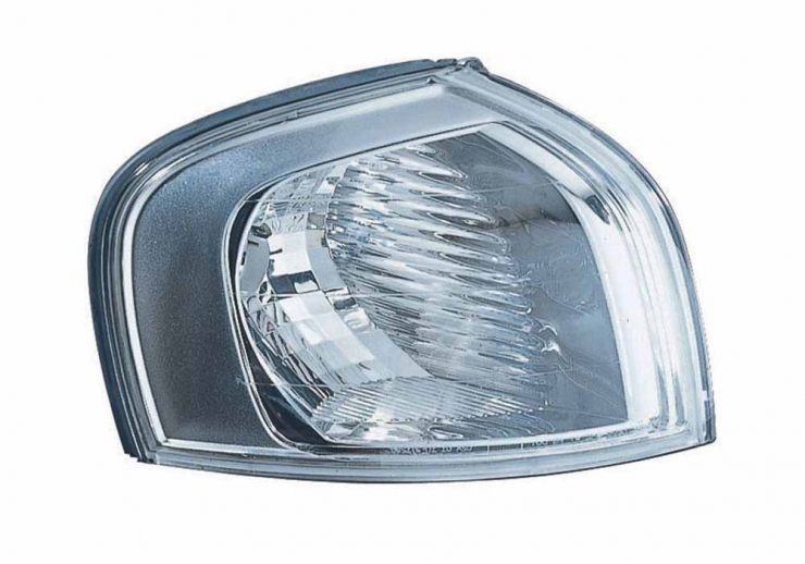 Feu avant droit, chromé