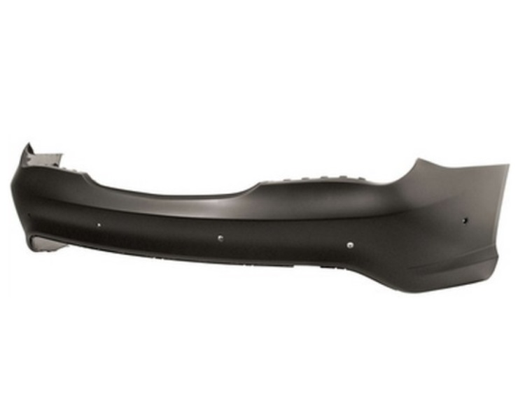 Pare-chocs arrière apprêté avec trous capteurs