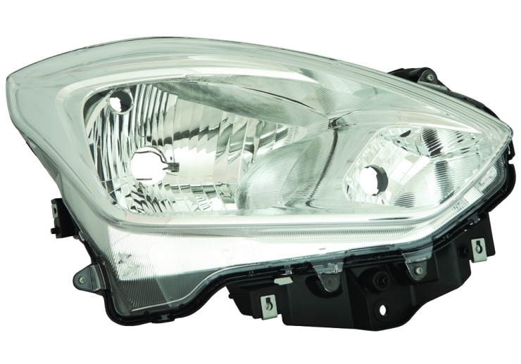 Phare électrique droit, H4, W5W