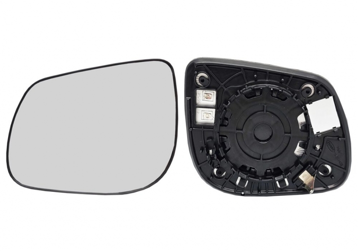 Glace + support rétroviseur gauche, convexe, chauffant