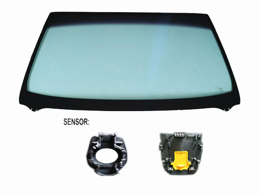 Pare-brise acoustique vert