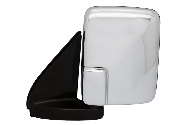 Rétroviseur manuel gauche, convexe, chromé