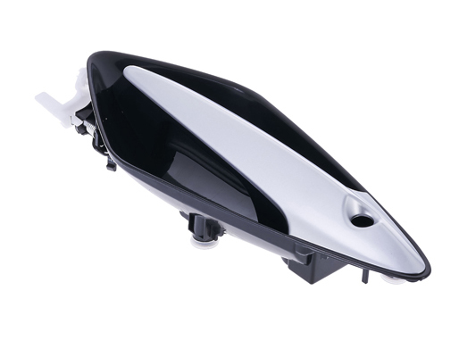 Poignée avant gauche, avec trou de serrure