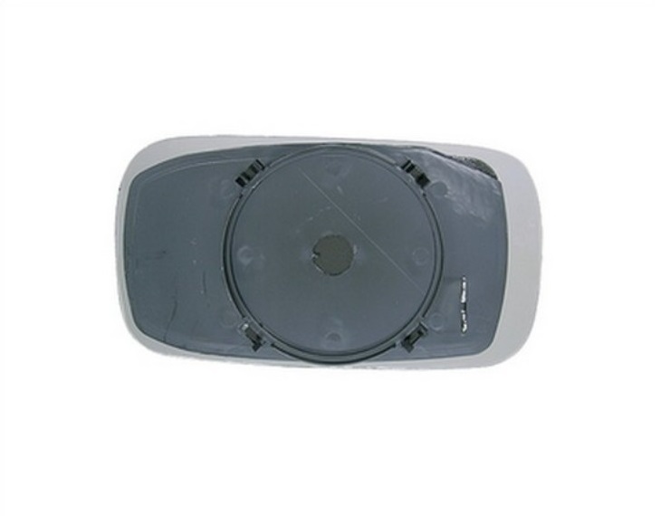 Glace + support rétroviseur droit, convexe, chauffant, chromé