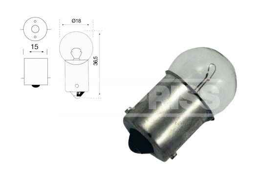BOÎTE 10 AMPOULES 12V R5W 