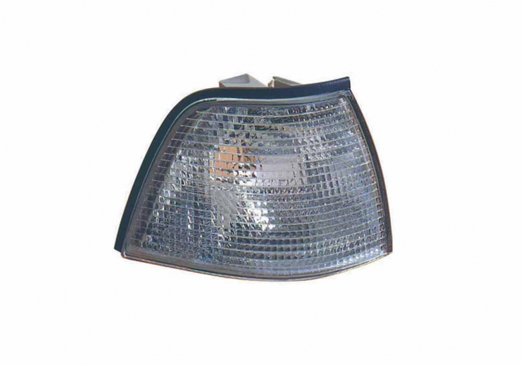 Feu avant droit, avec support d'ampoule (blanc)