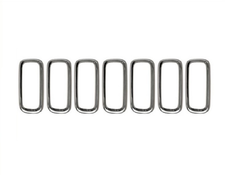 Moulure de grille, chromée (7 pièces)