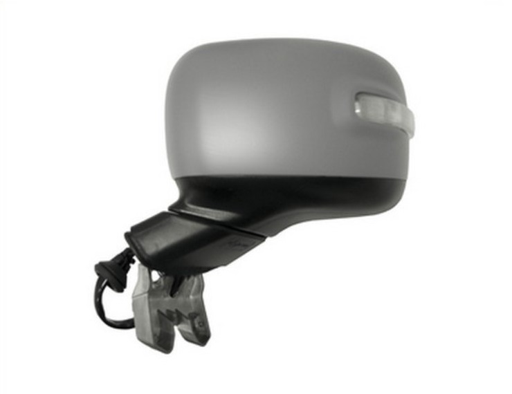 Rétroviseur électrique gauche, chauffant, appreté, asphérique, avec feu clignotant