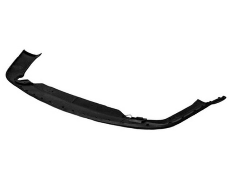 Spoiler pare-chocs arrière, noir, avec cache-crochet