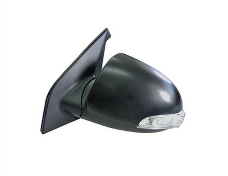 Rétroviseur électrique gauche, noir, avec feu clignotant, convexe