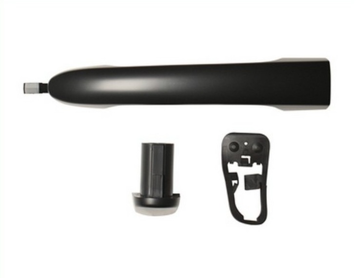 Poignée extérieure avant gauche, apprêtée, trou serrure