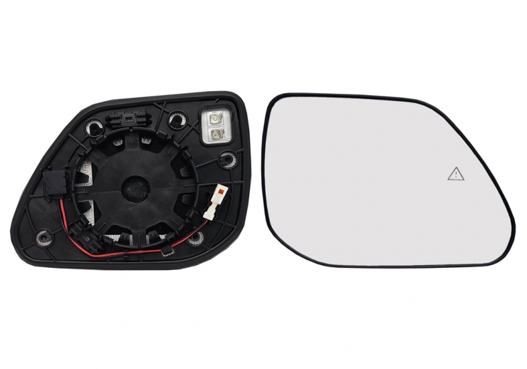 Glace + support rétroviseur droit convexe, chauffant, side