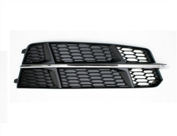 Grille pare-chocs droite, noire, moulure chromée (S-Line)