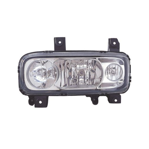 Phare électrique droit, avec feu antibrouillard avant, H1+H1+H7