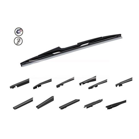 BALAI D'ESSUIE-GLACE ARRIÈRE, 25CM 10'