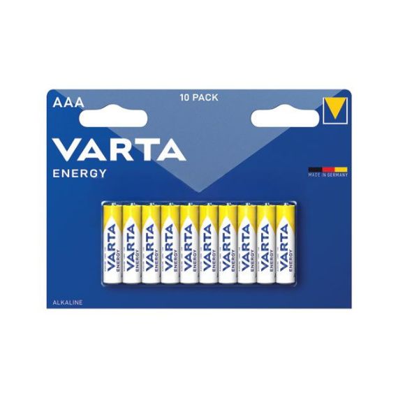 BLISTER 10 PCS VARTA AAA ALCENERGY