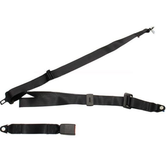 CEINTURE STATIQUE 3 POINTS, 210 cm + 35 cm.