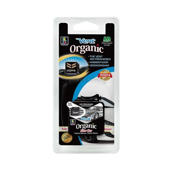 Désodorisant pour grilles bio voiture neuve