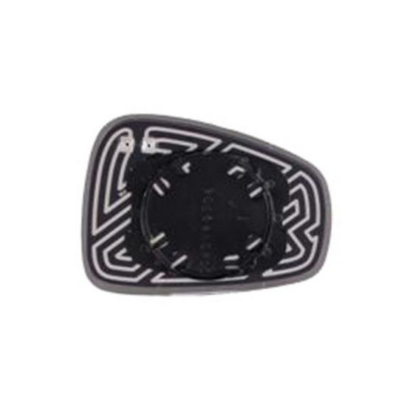 Glace + support rétroviseur gauche, convexe, chauffant